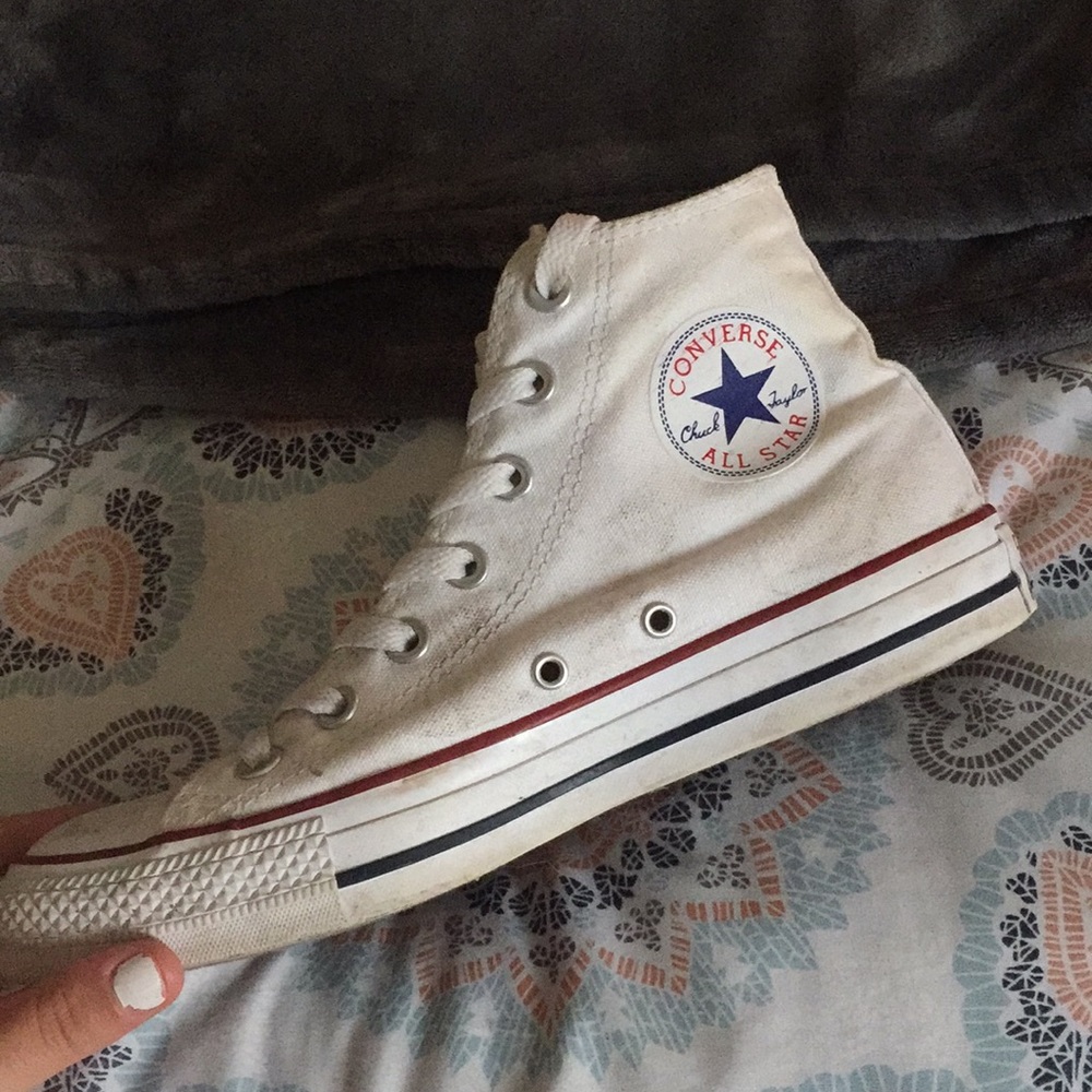 White high top converse